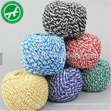 Corde de ficelle de coton coloré pour corde en coton